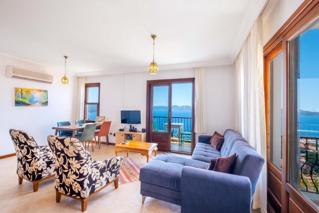 Апартаменты Kybele Sea View Каш Экстерьер фото